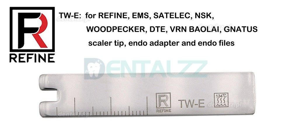 Refine TW-E TW-A Klucz do Końc&oacute;wek Skaler&oacute;w Ultradźwiękowych 2 Szt.